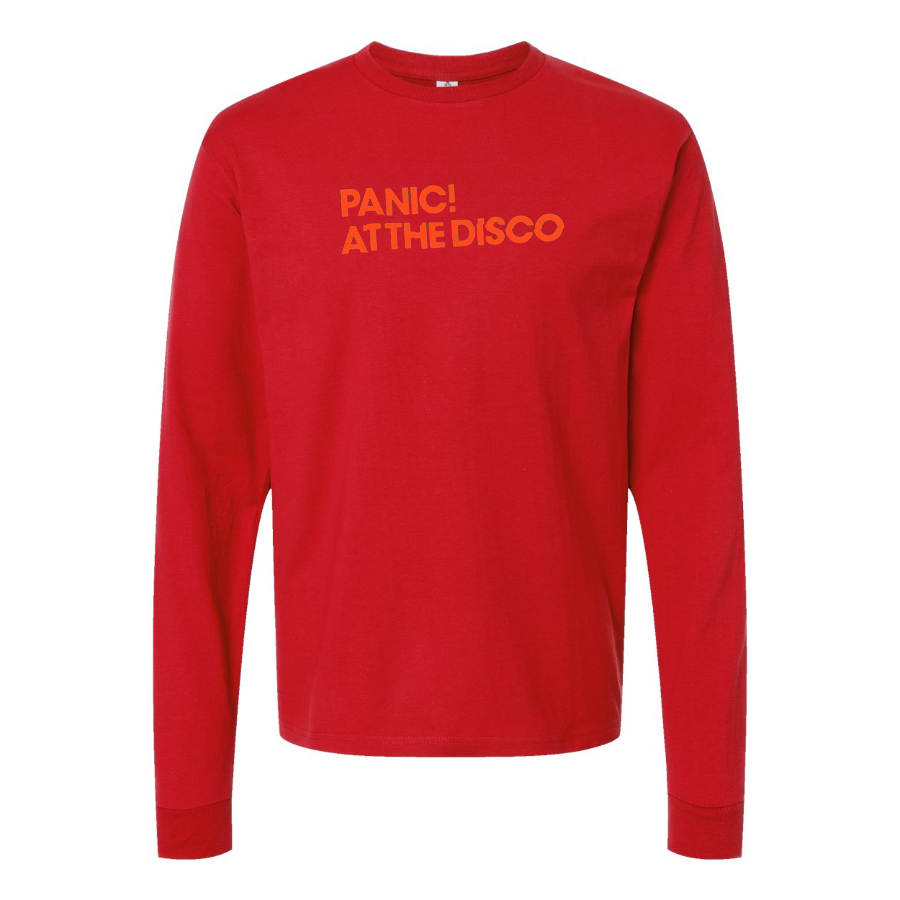 Youth Panic! At The Disco Logo Cotton Long Sleeve T-Shirt
