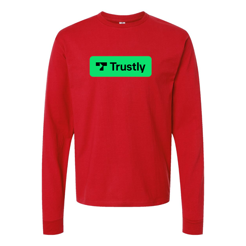 Men's Trustly Horizontal Logo Long Sleeve T-Shirt