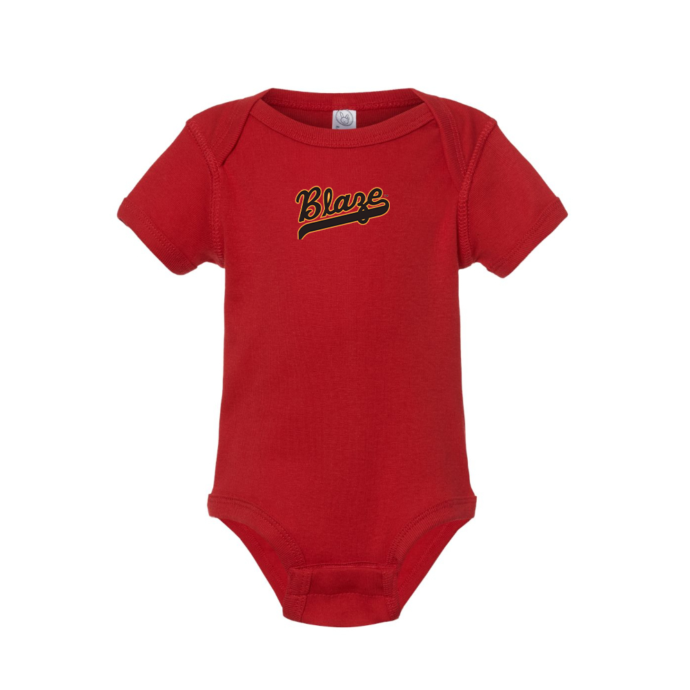 Bakersfield Blaze Logo Baby Romper Onesie