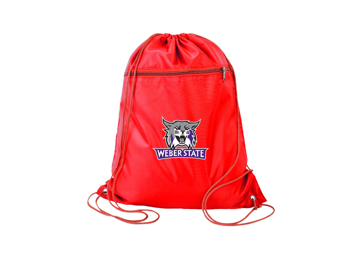 Weber State Wildcats Q-Tees - Polyester Cinchpack