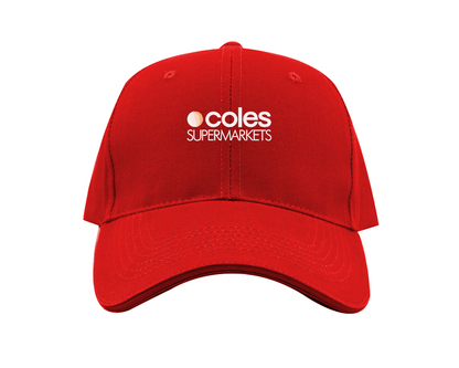 Coles Supermarket Dad Baseball Cap Hat