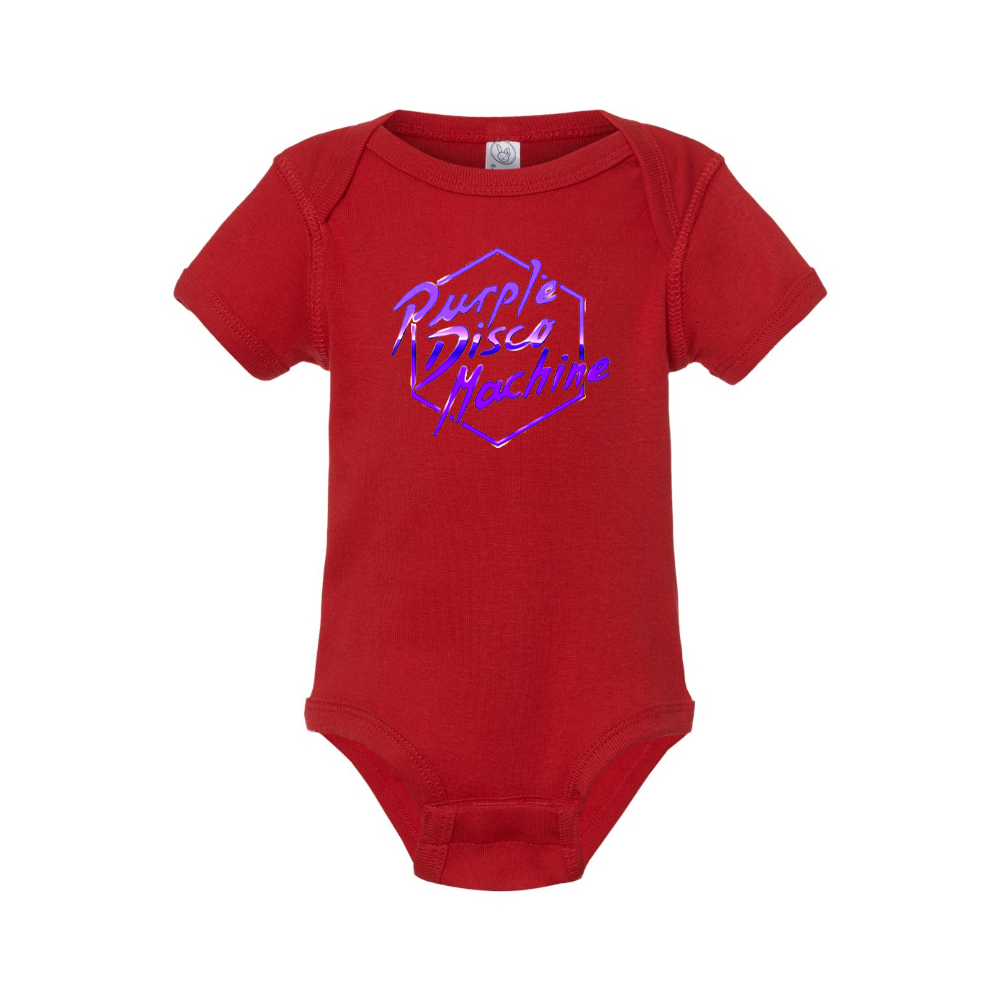 Purple Disco Machine Baby Romper Onesie