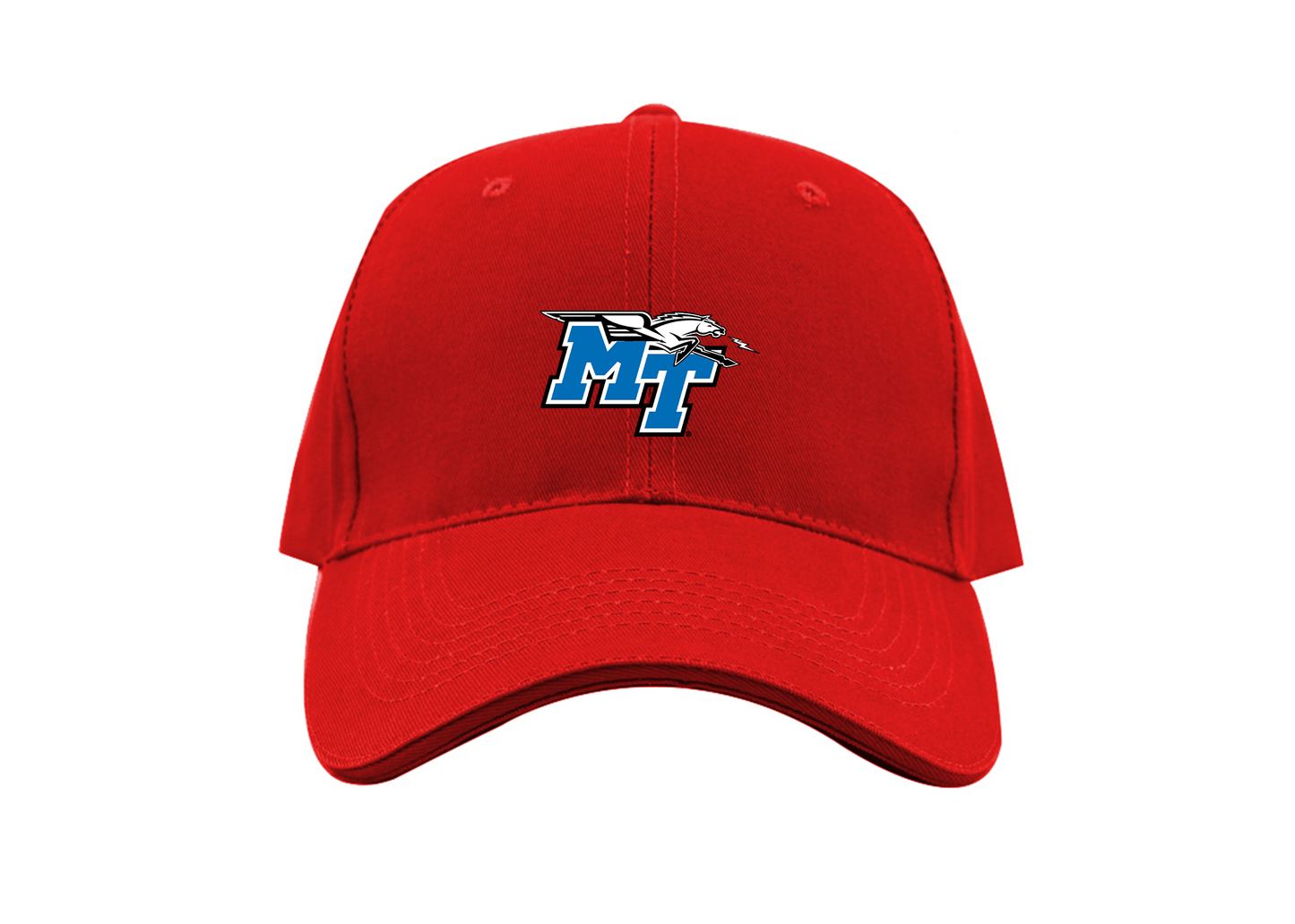 Middle Tennessee Blue Raiders Logo Dad Baseball Cap Hat