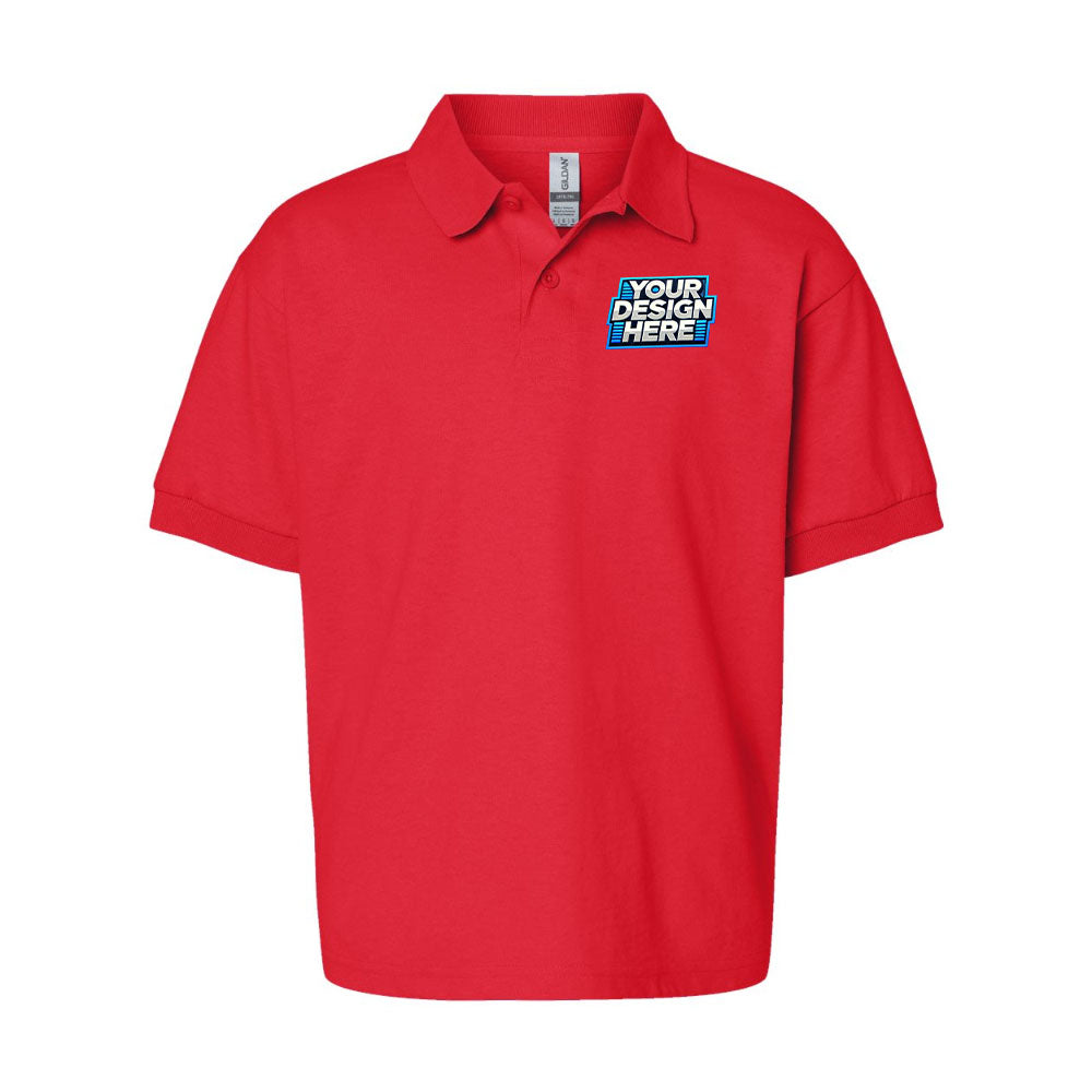 Customize - Gildan - DryBlend® Youth Jersey Polo - 8800B