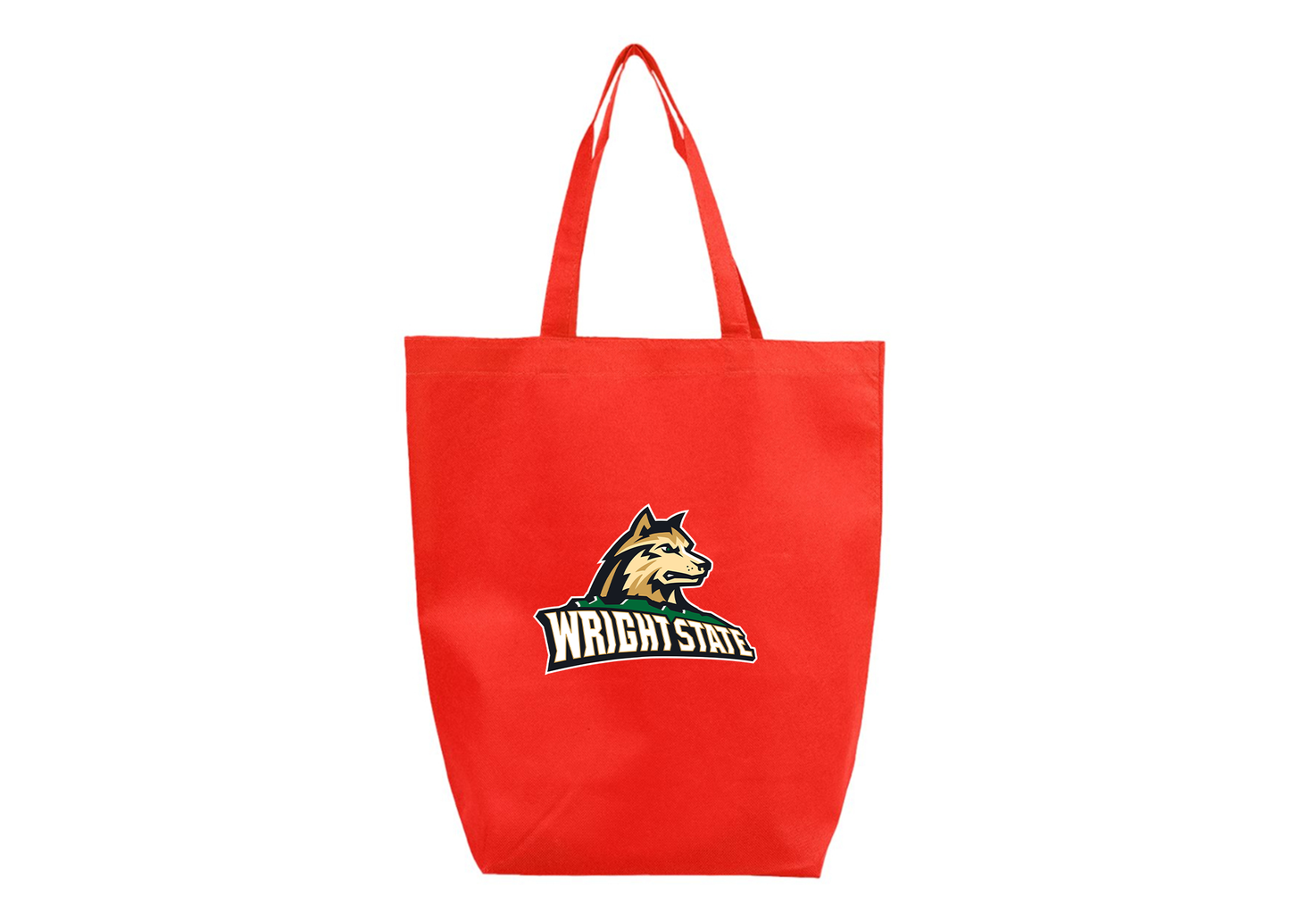 Wright State Raiders Q-Tees Non-Woven Gusset Bottom Tote