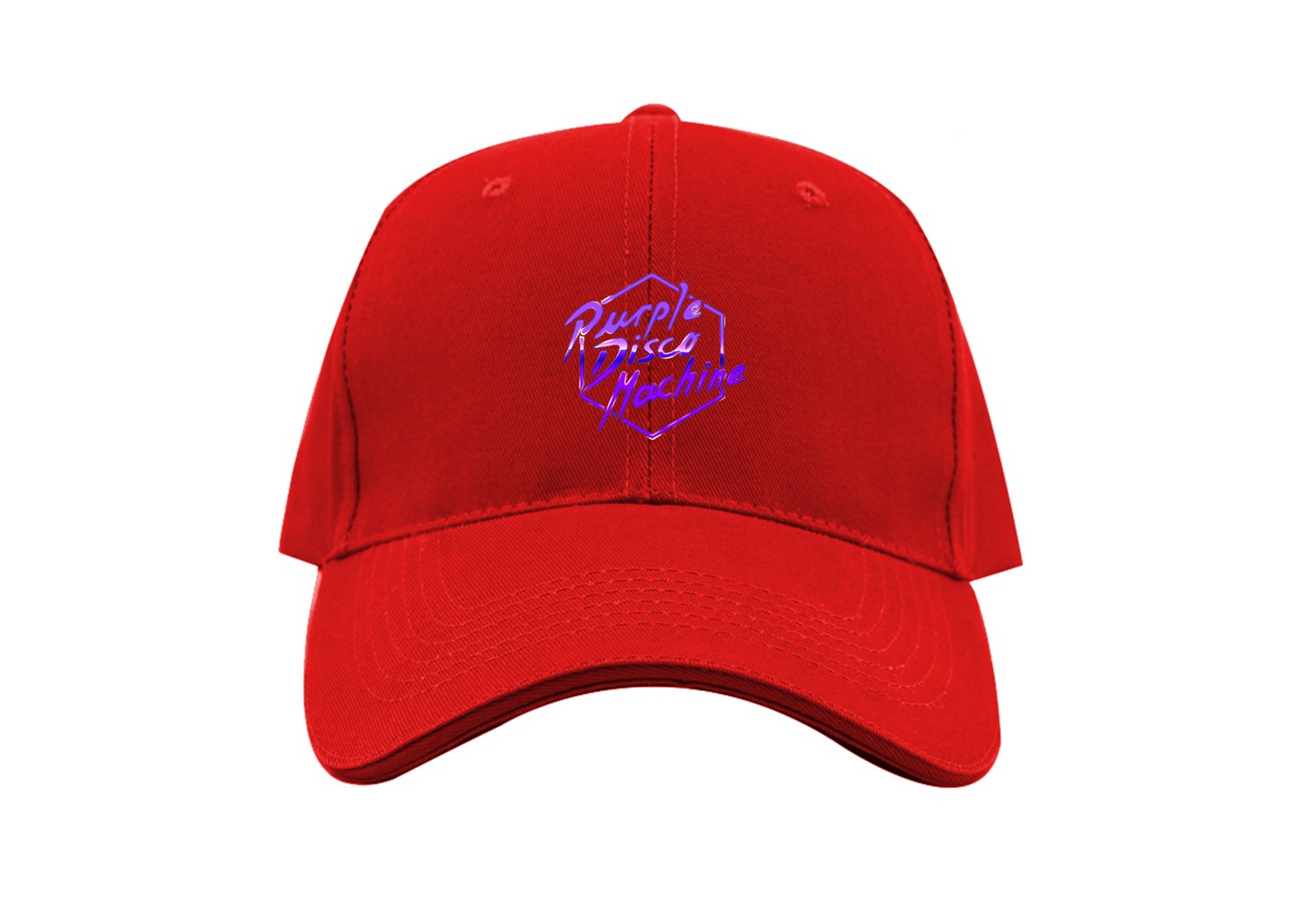 Purple Disco Machine Dad Baseball Cap Hat