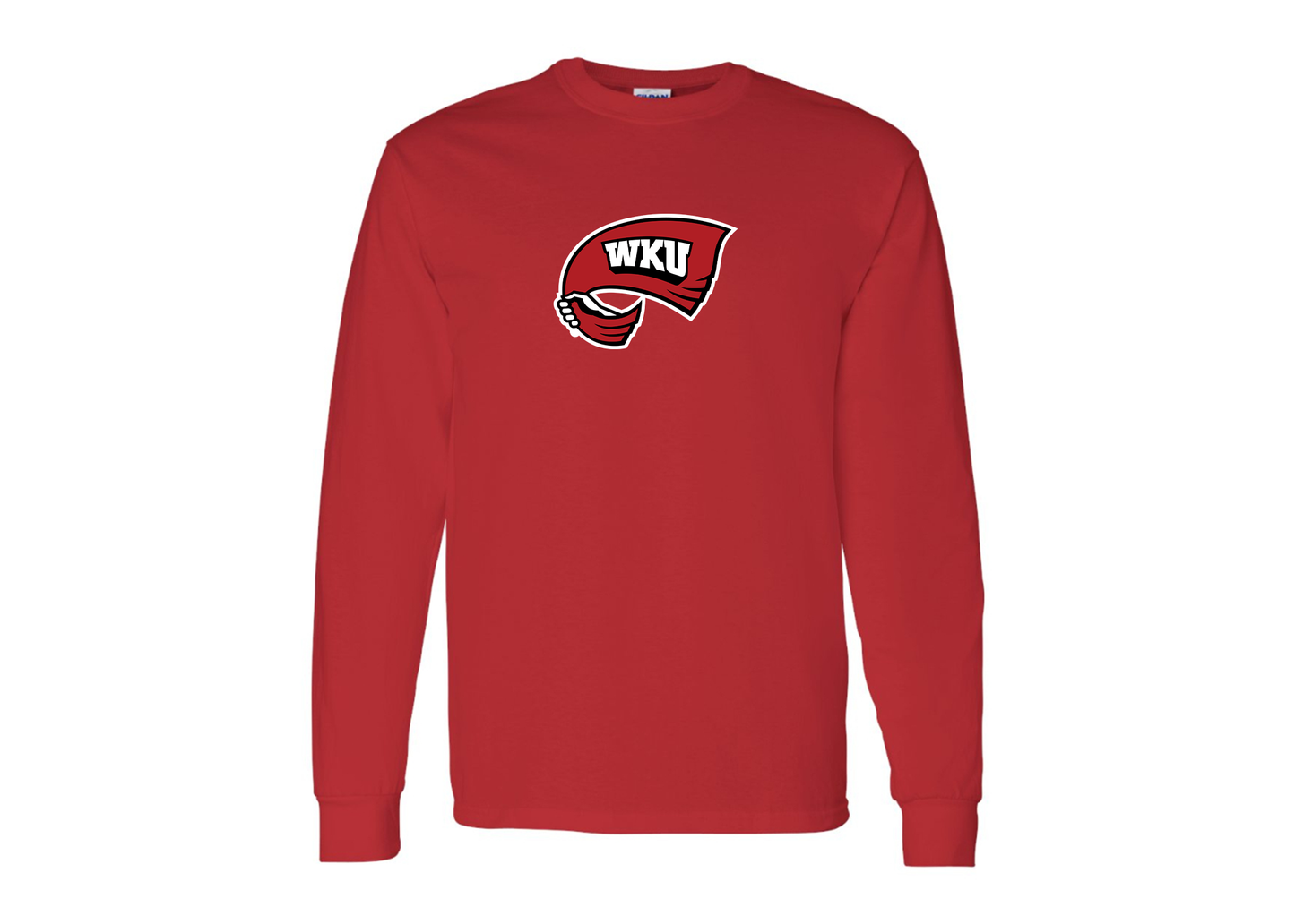 Men's Western Kentucky Hilltoppers Gildan Heavy Cotton Long Sleeve T-Shirt