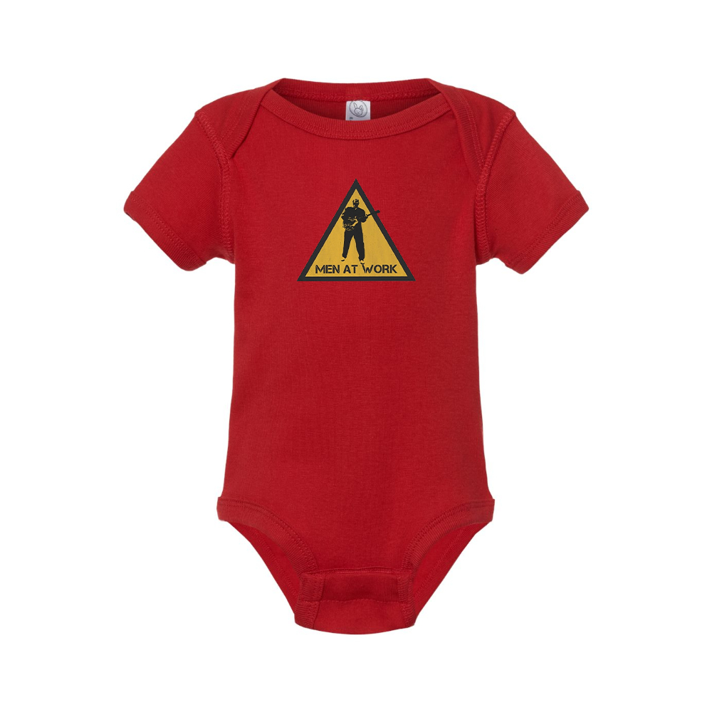 Men at Work Logo Baby Romper Onesie