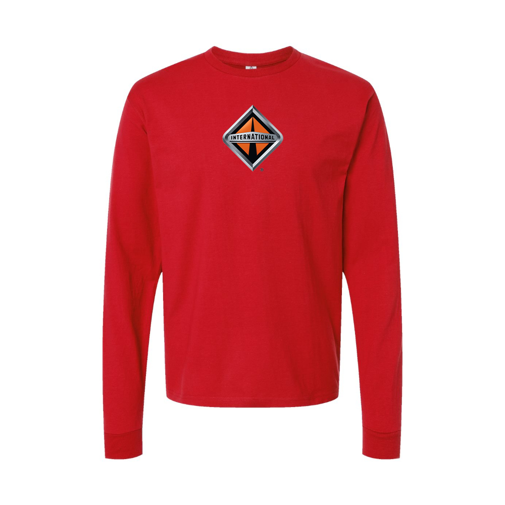 Men's International Trucks Logo Long Sleeve T-Shirt
