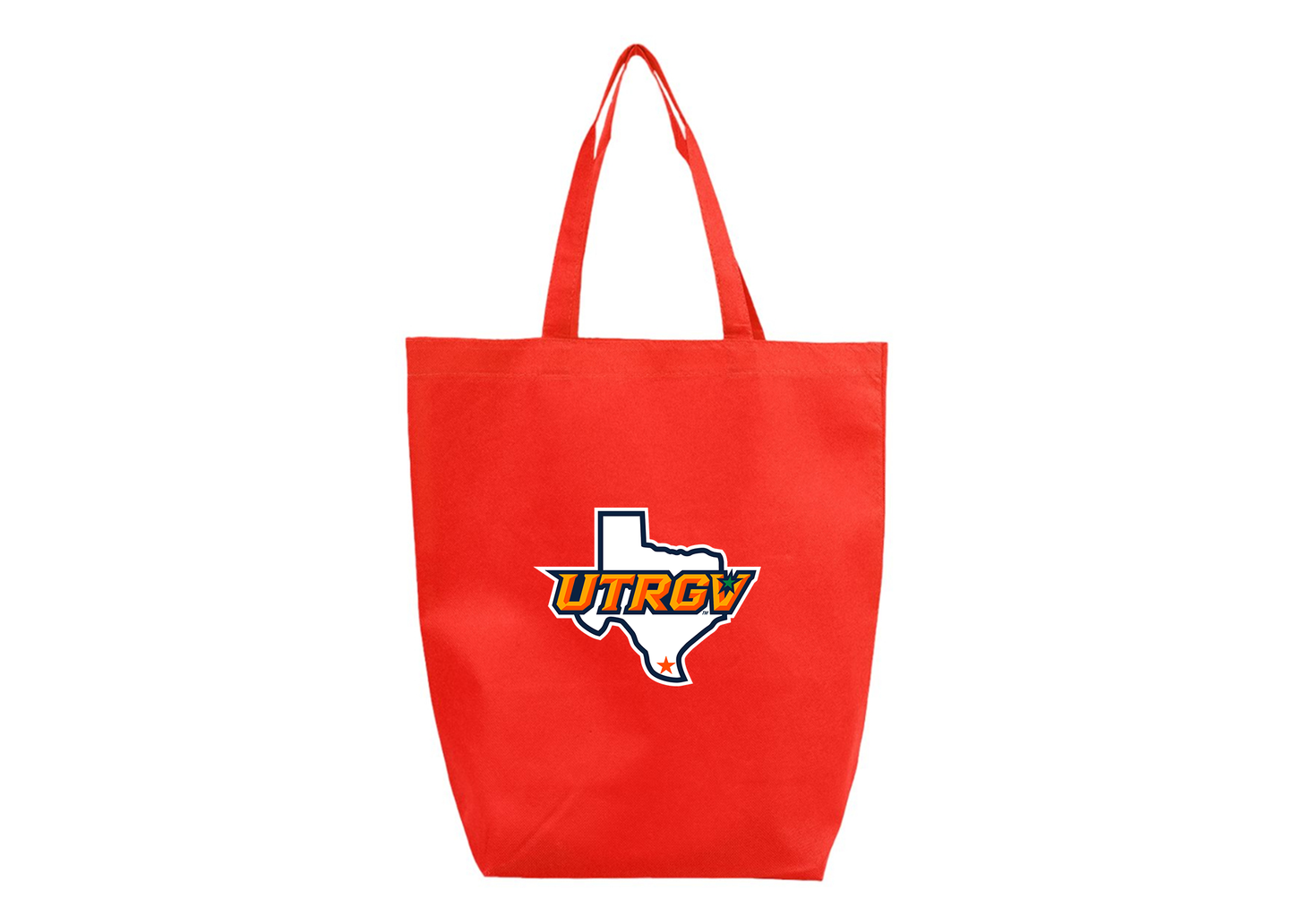 UTRGV Vaqueros Q-Tees Non-Woven Gusset Bottom Tote