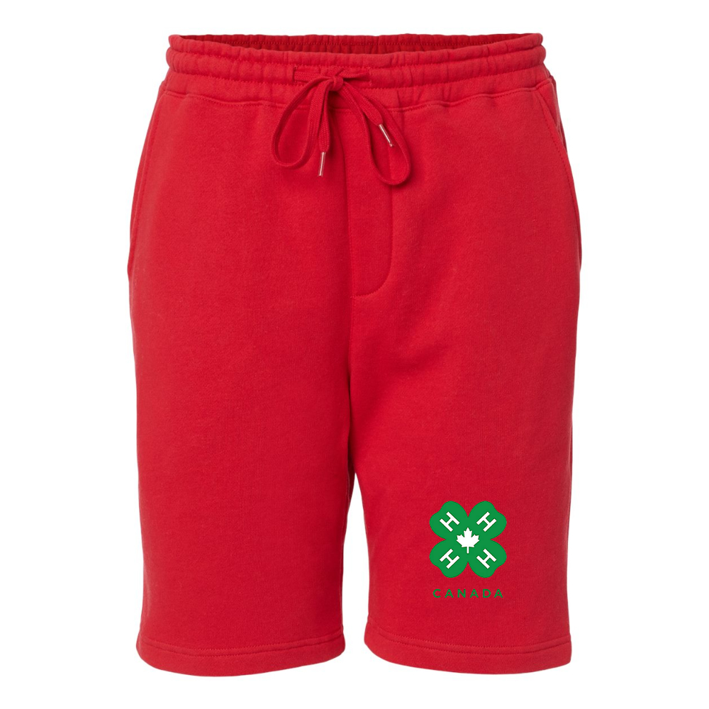 Men's 4H Canada Logo Independent Trading Co Midweight Fleece Shorts