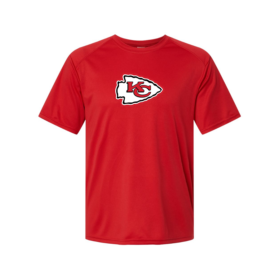 Men's KC Chiefs Logo Polyester T-Shirt