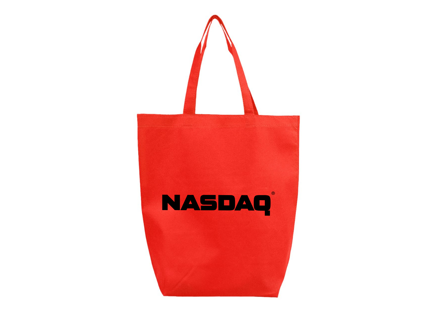 Nasdaq Logo Q-Tees Non-Woven Gusset Bottom Tote