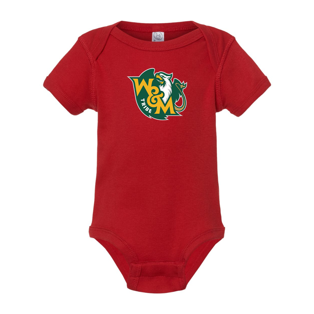 William and Mary Tribe Rabbit Skins Infant Baby Rib Bodysuit