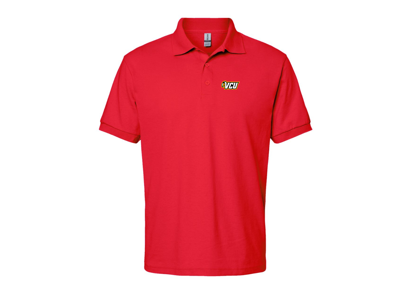 Men's Virginia Commonwealth Rams Gildan Dry Blend Jersey Polo