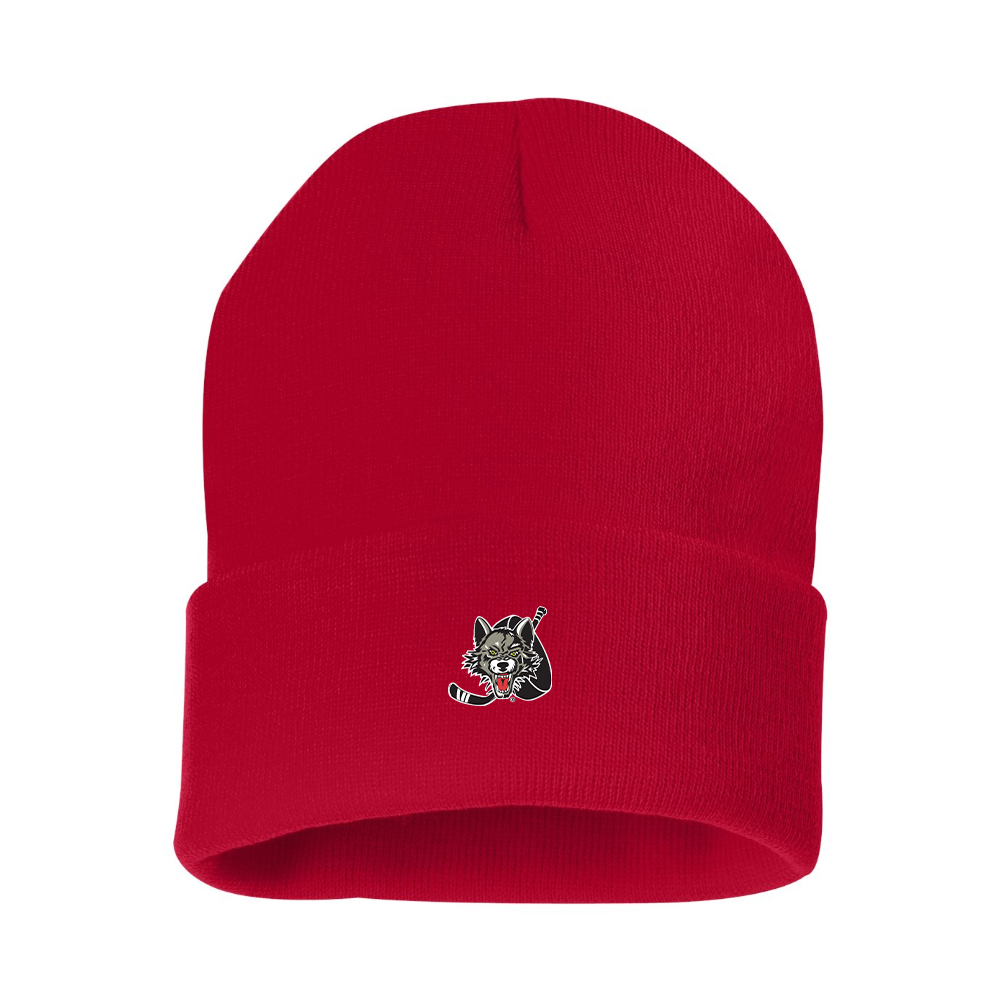 Chicago Wolves Logo Beanie Hat