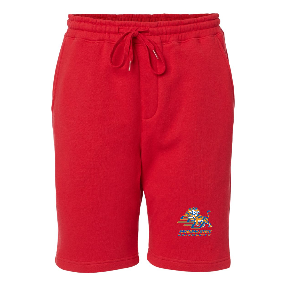 Men's Savannah State Tigers Logo Independent Trading Co Midweight Fleece Shorts