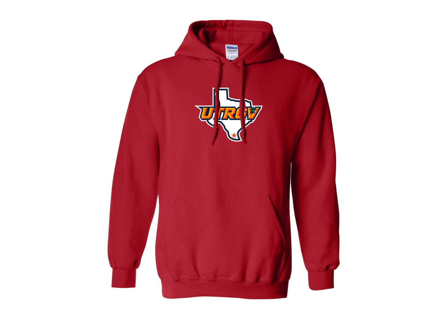 Men's UTRGV Vaqueros Gildan Heavy Blend Hooded Sweatshirt