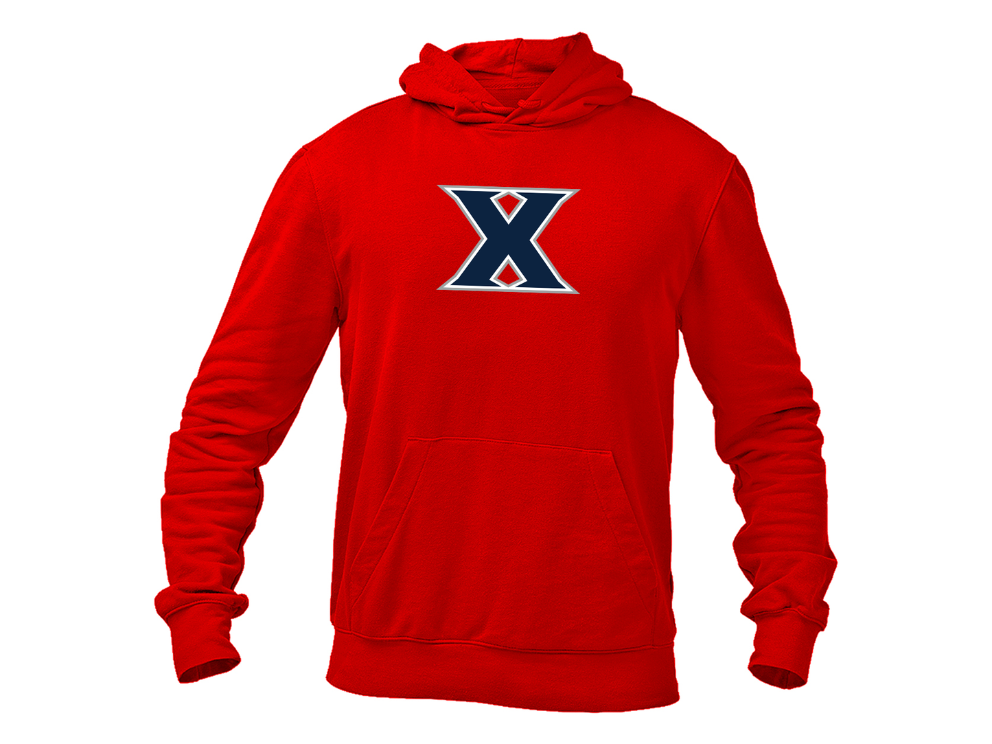 Men's Xavier Musketeers Gildan  Heavy Blend Hooded Sweatshirt
