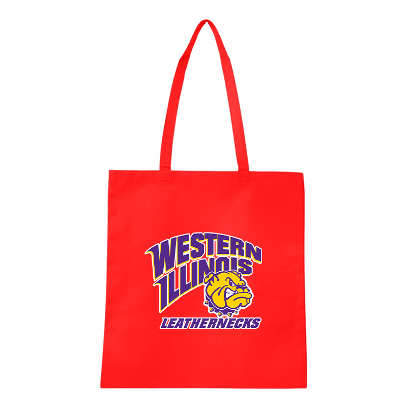 Western Illinois Leathernecks Q-Tees Non-Woven  Tote