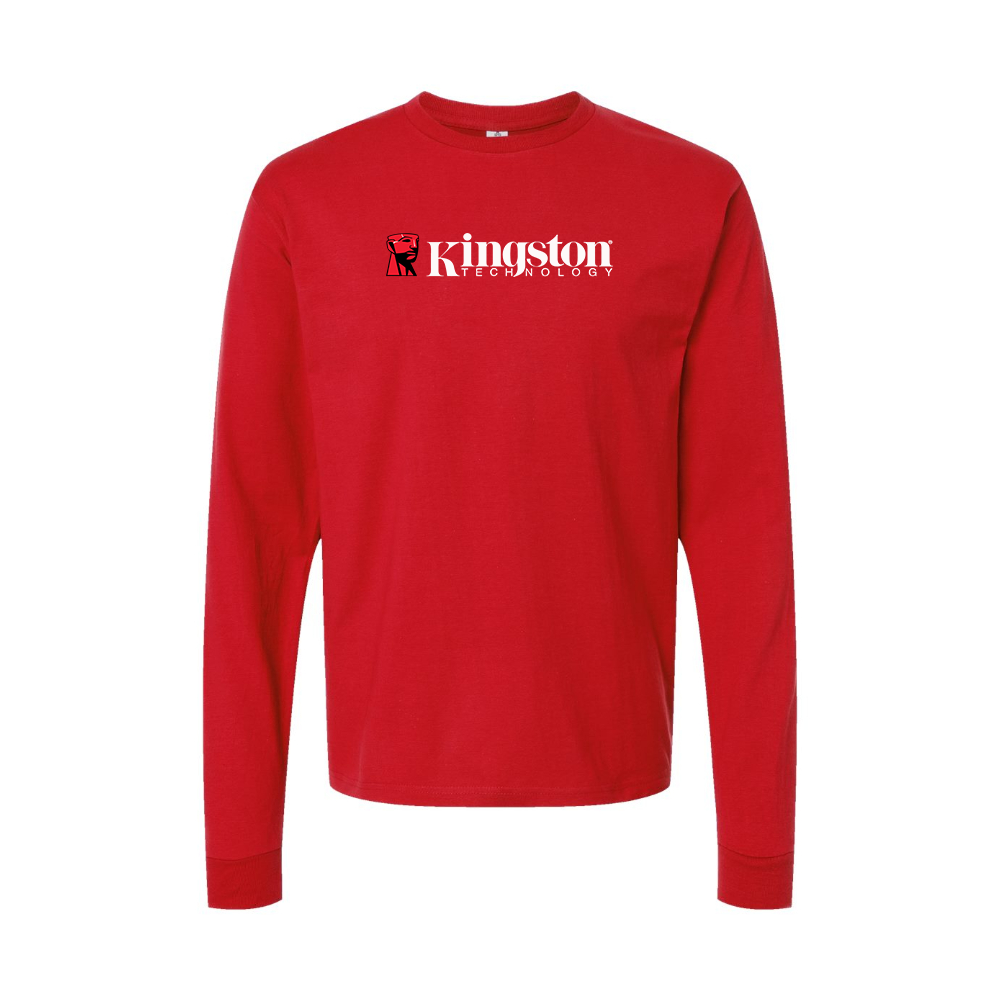 Men's Kingston Logo Long Sleeve T-Shirt