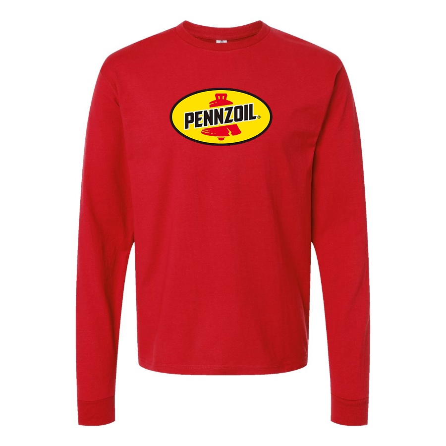 Youth Pennzoil Logo Cotton Long Sleeve T-Shirt