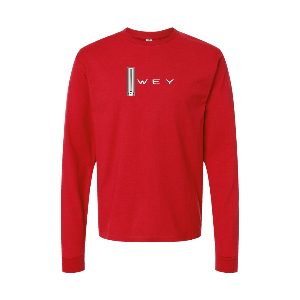 Men's WEY Logo Long Sleeve T-Shirt