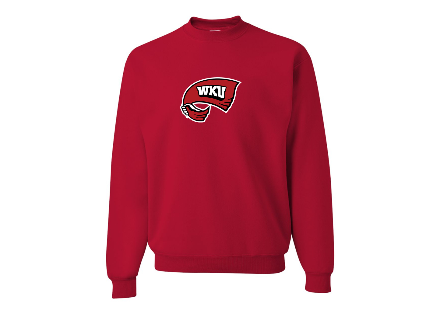 Men's Western Kentucky Hilltoppers JERZEES NuBlend Crewneck Sweatshirt