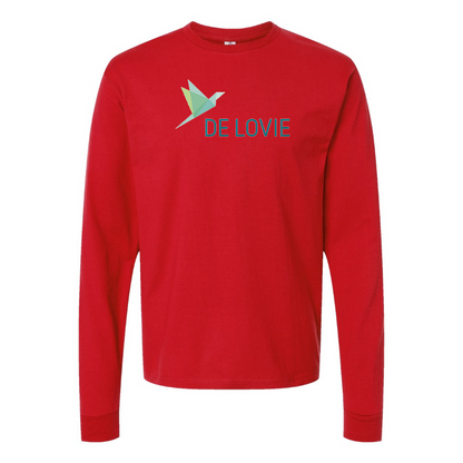 Men's De Lovie Logo Long Sleeve T-Shirt