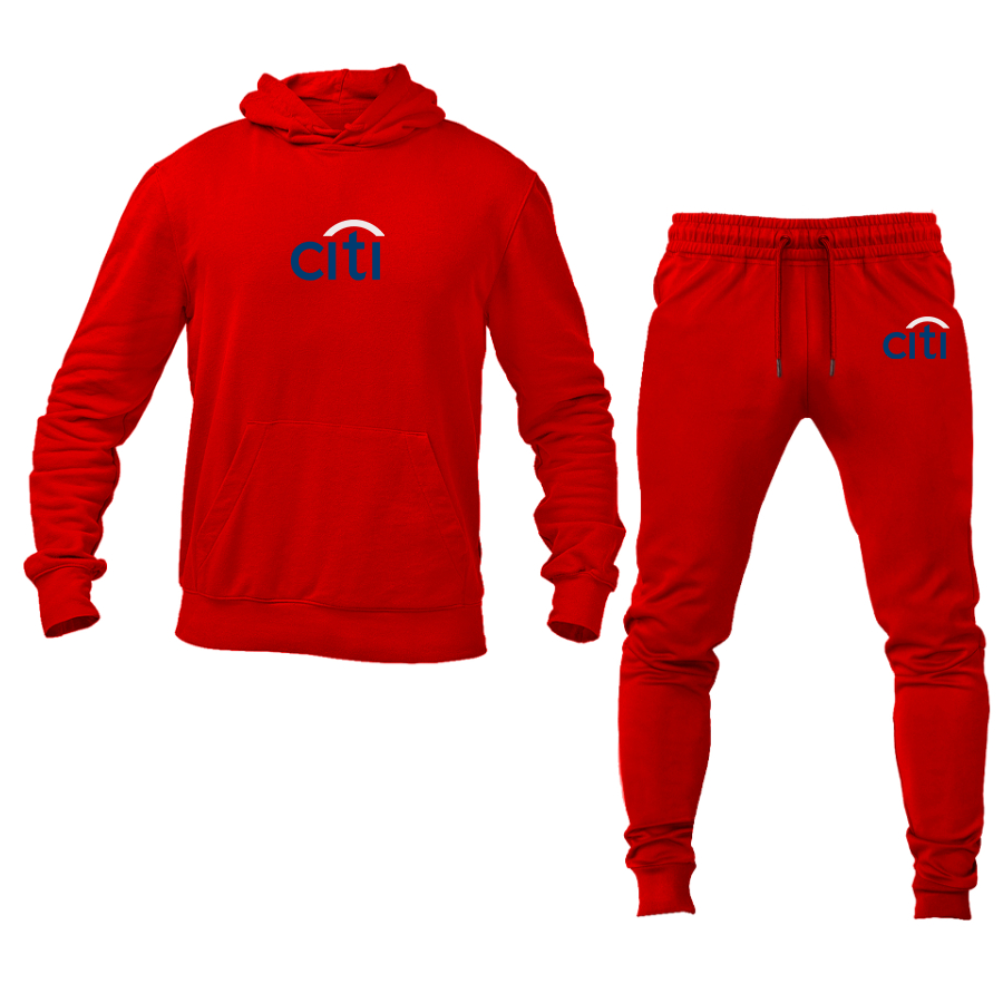 Men's Citi logo Hoodie Joggers Set