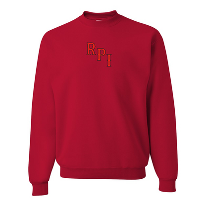Men's RPI Engineers Logo JERZEES NuBlend Crewneck Sweatshirt