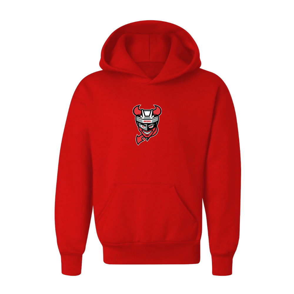 Youth Binghamton Devils Logo Pullover Hoodie