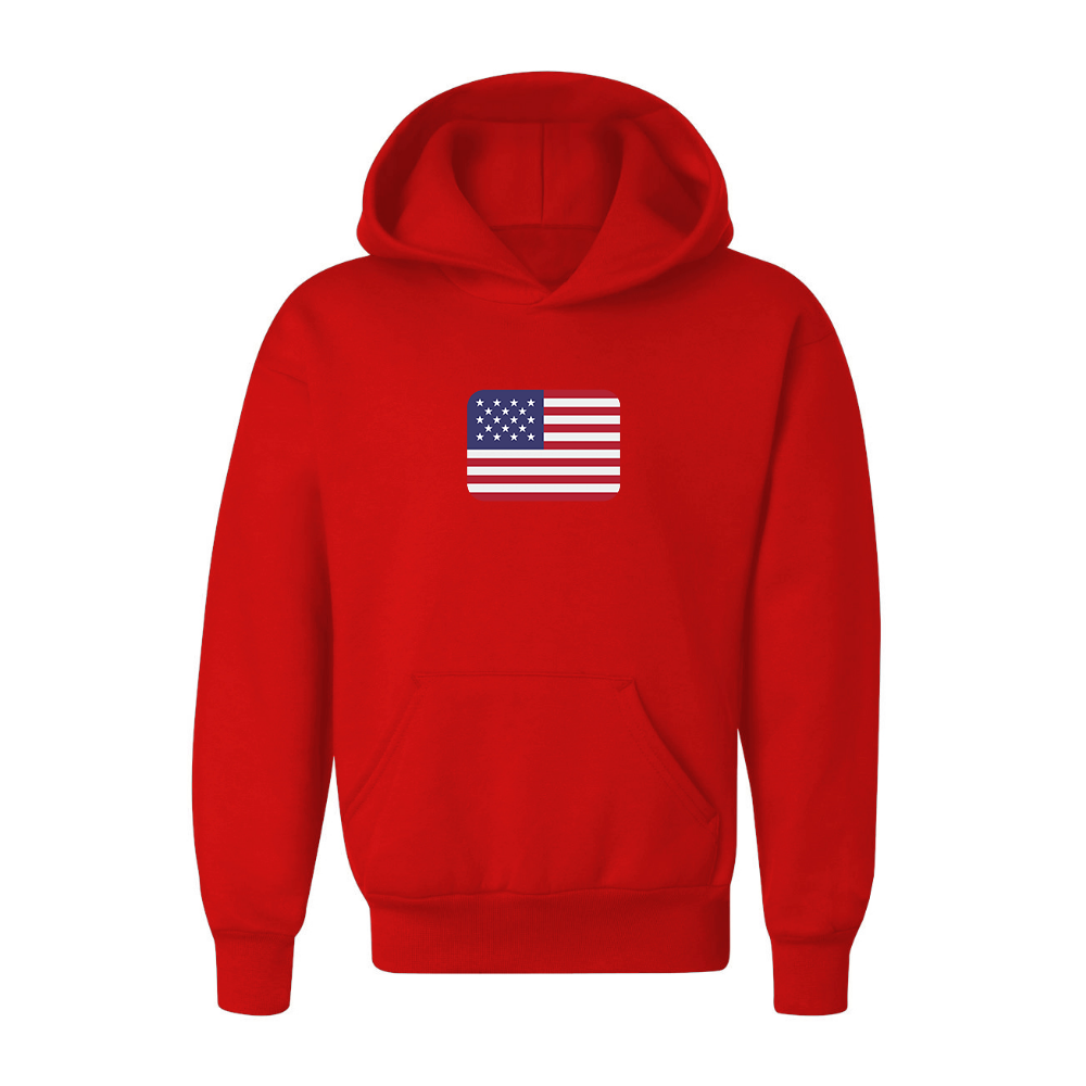 Youth American-Flag-Emoji Pullover Hoodie