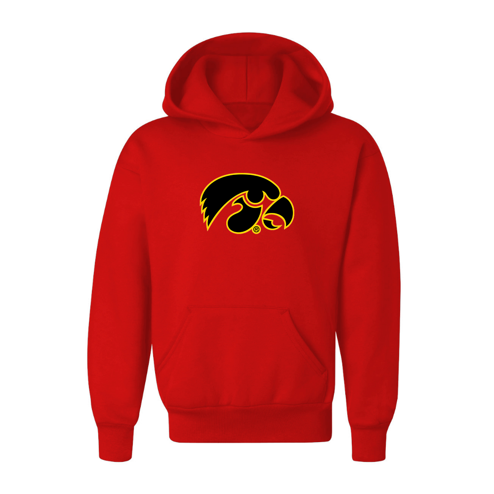 Youth Lowa Hawkeyes Logo Pullover Hoodie