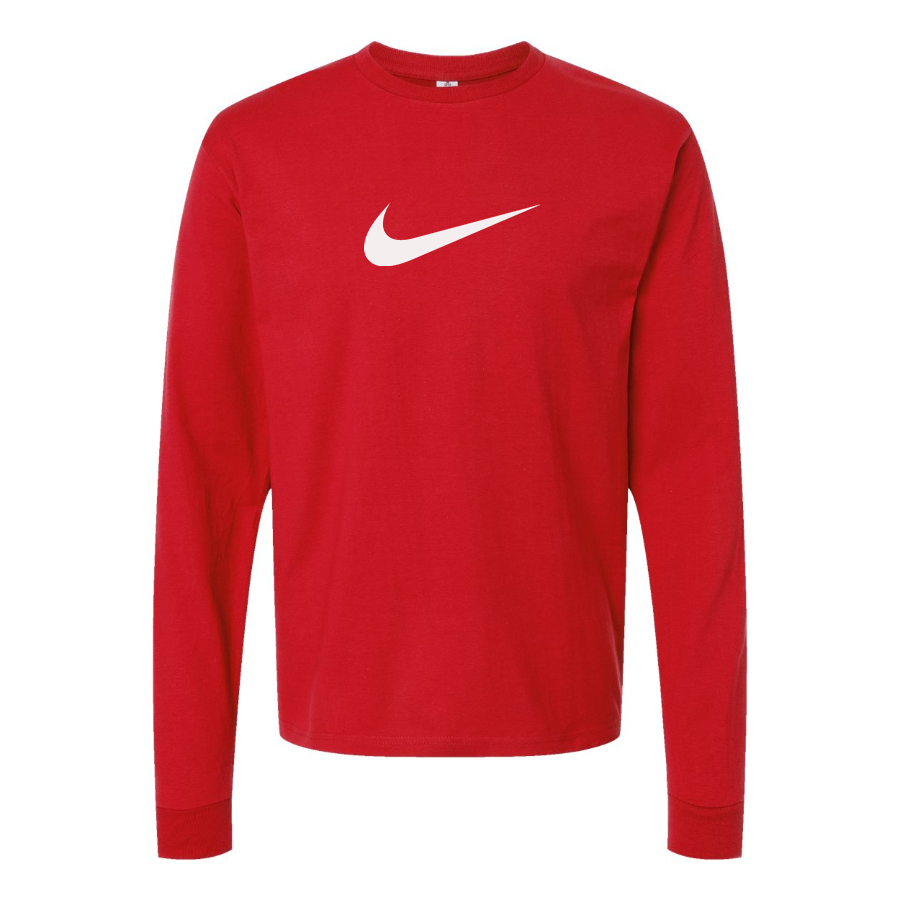 Youth Nike Wave Logo Cotton Long Sleeve T-Shirt