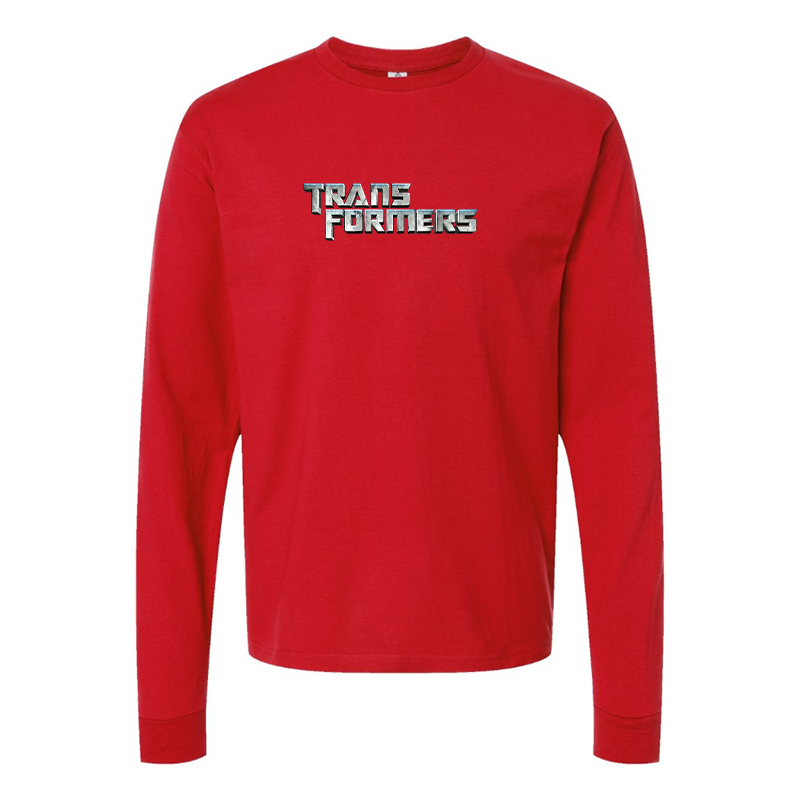 Youth Transformers Logo Cotton Long Sleeve T-Shirt
