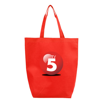 ABC TV5 Logo Q-Tees Non-Woven Gusset Bottom Tote