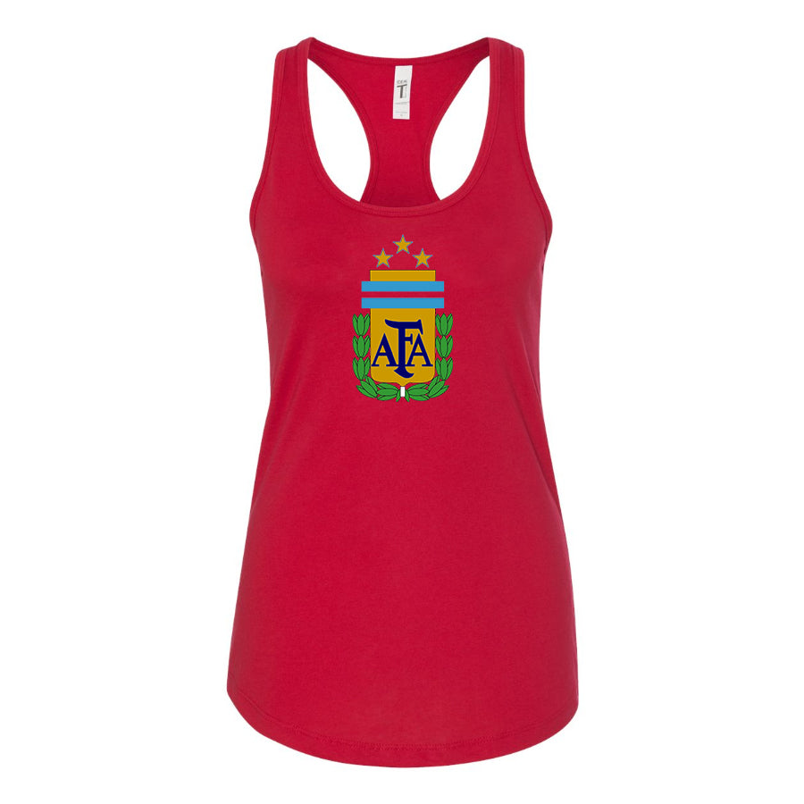 Women's Argentina National Soccer Team Racerback Tank Top