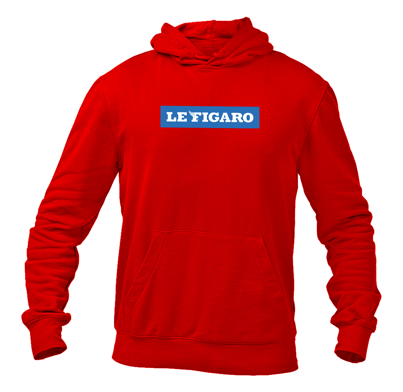 Men's Le Figaro Logo  Pullover Hoodie