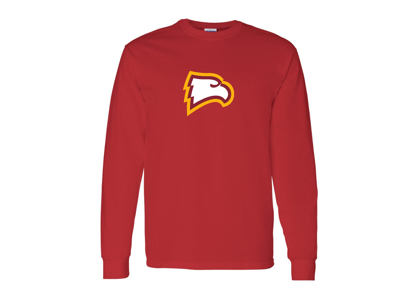 Men's Winthrop Eagles Gildan Heavy Cotton Long Sleeve T-Shirt