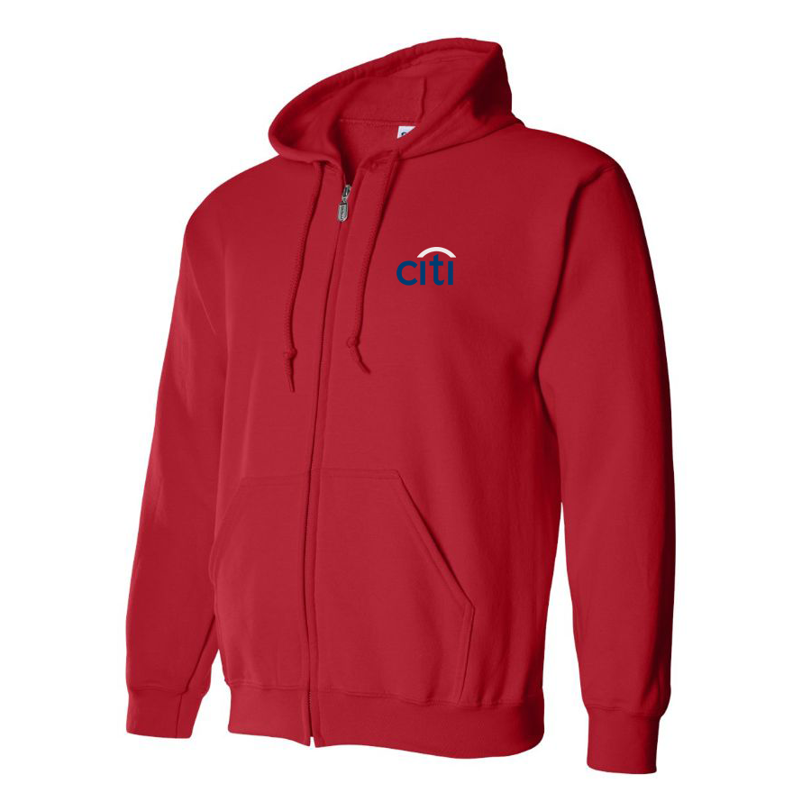 Men's Citi logo Zipper Hoodie