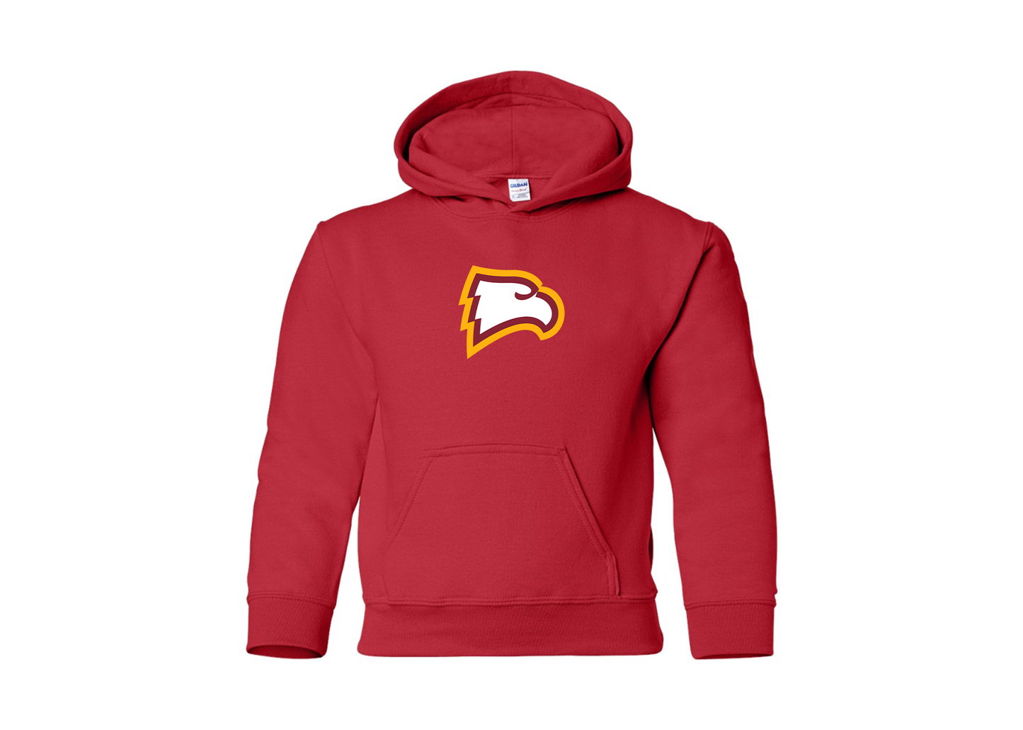 Youth Winthrop Eagles Gildan Heavy Blend  Hooded Sweatshirt