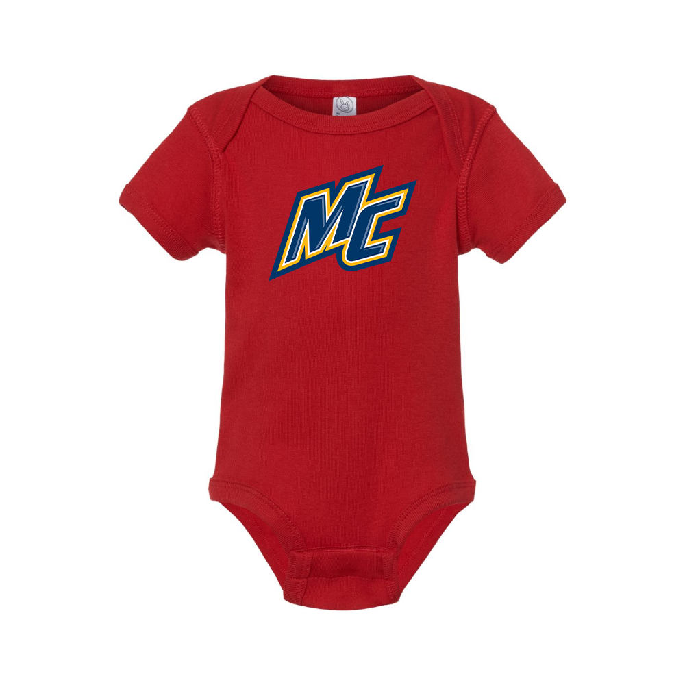 Merrimack Warriors Logo Baby Romper Onesie
