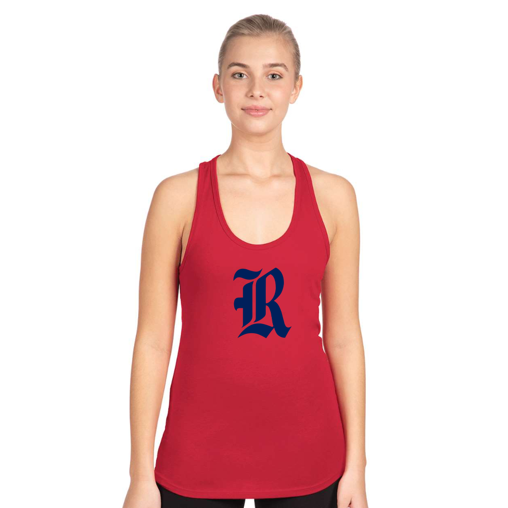 Women's Rice Owls Logo Next Level Ideal Racerback Tank
