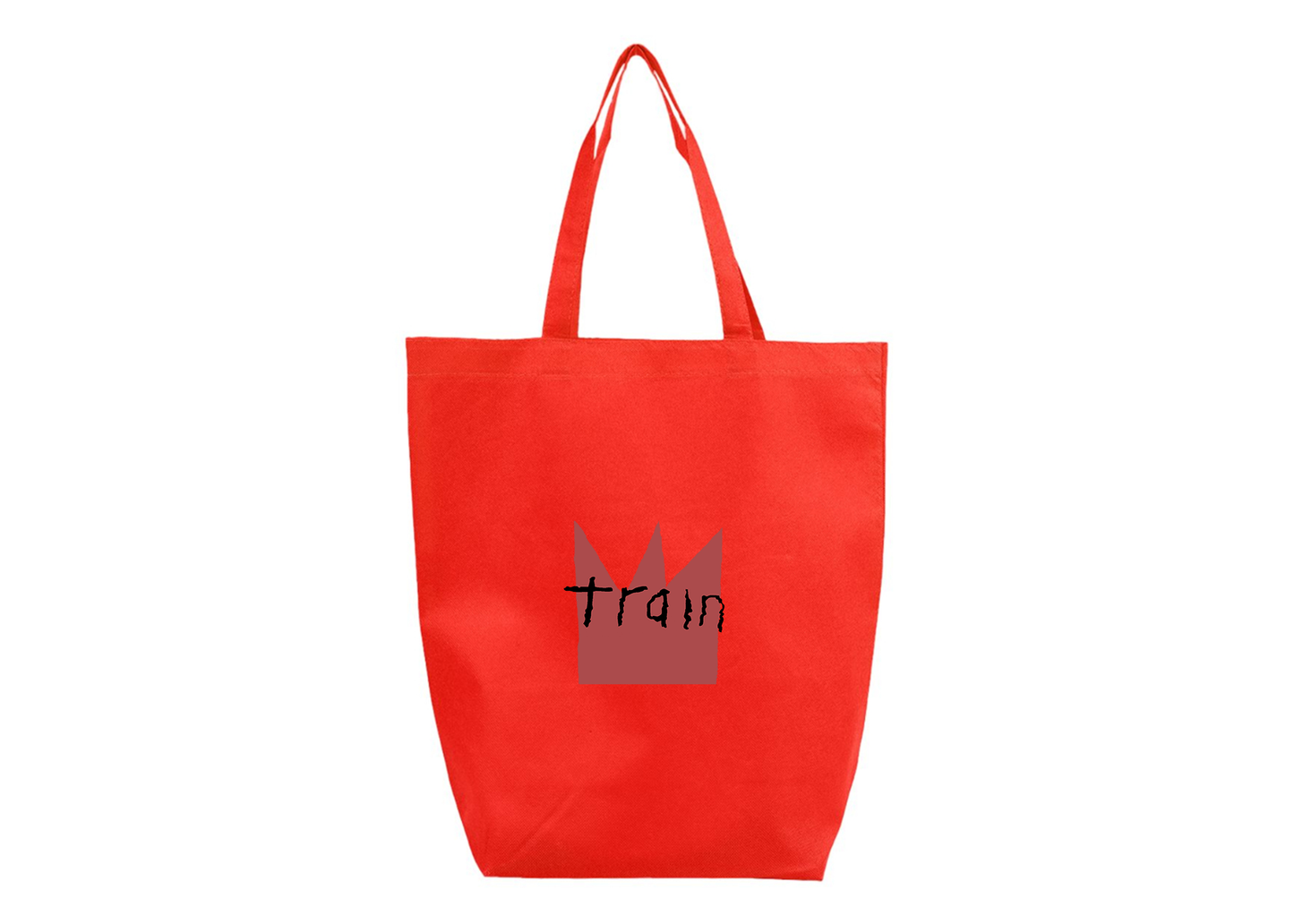Train Q-Tees Non-Woven Gusset Bottom Tote