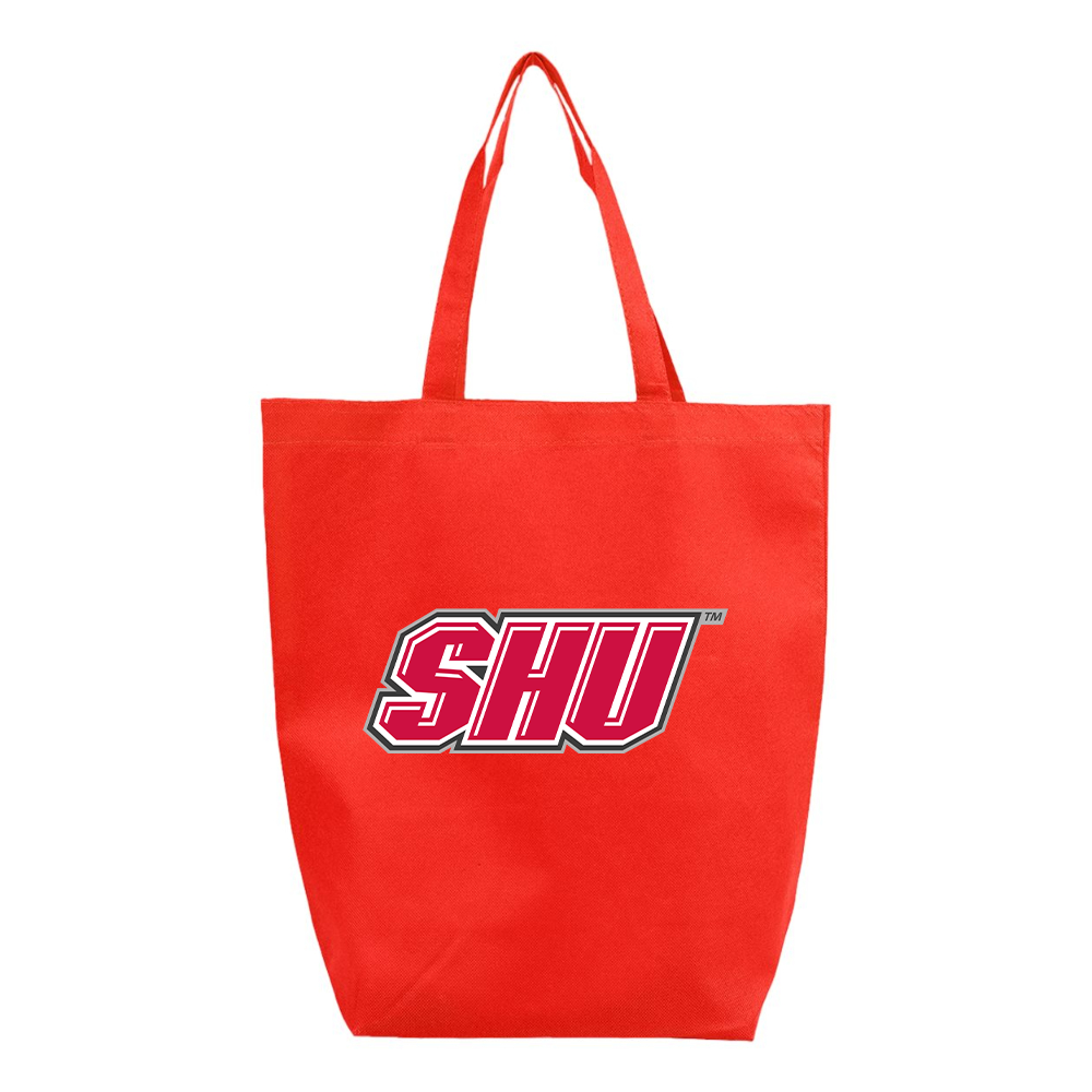 Sacred Heart Pioneers Logo Q-Tees Non-Woven Gusset Bottom Tote