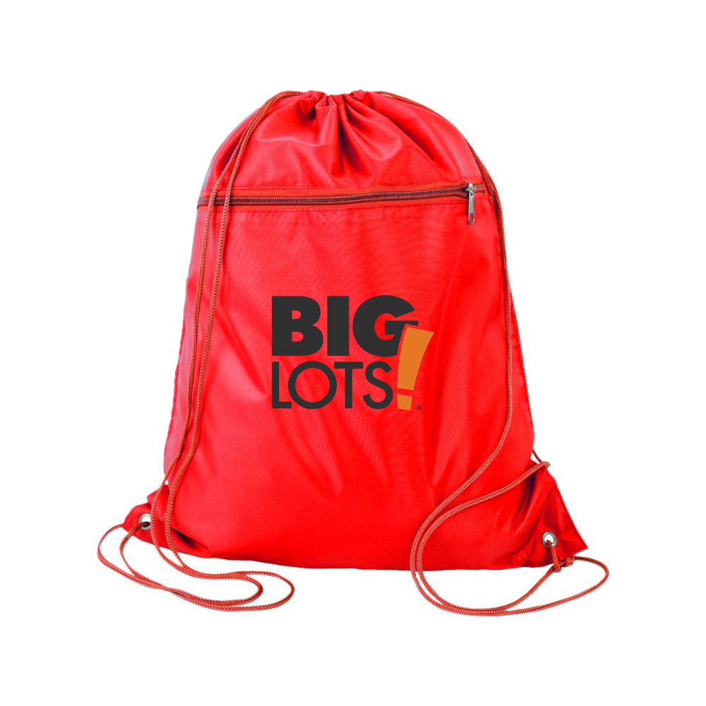 Big Lots Logo Q-Tees - Polyester Cinchpack