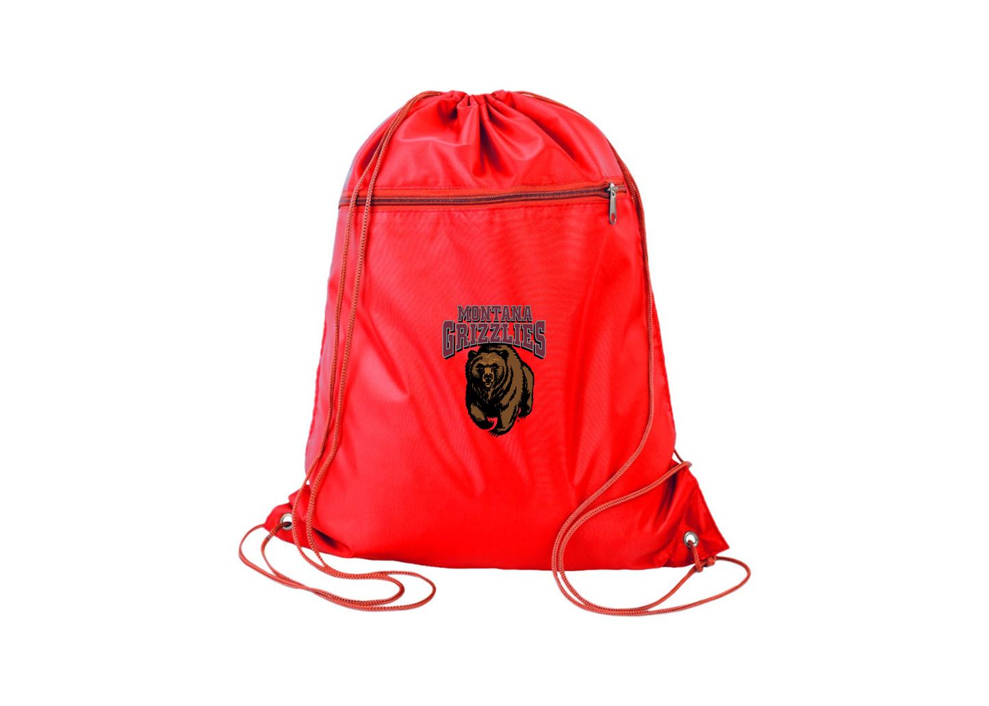 Montana Grizzliesl Q-Tees - Polyester Cinchpack