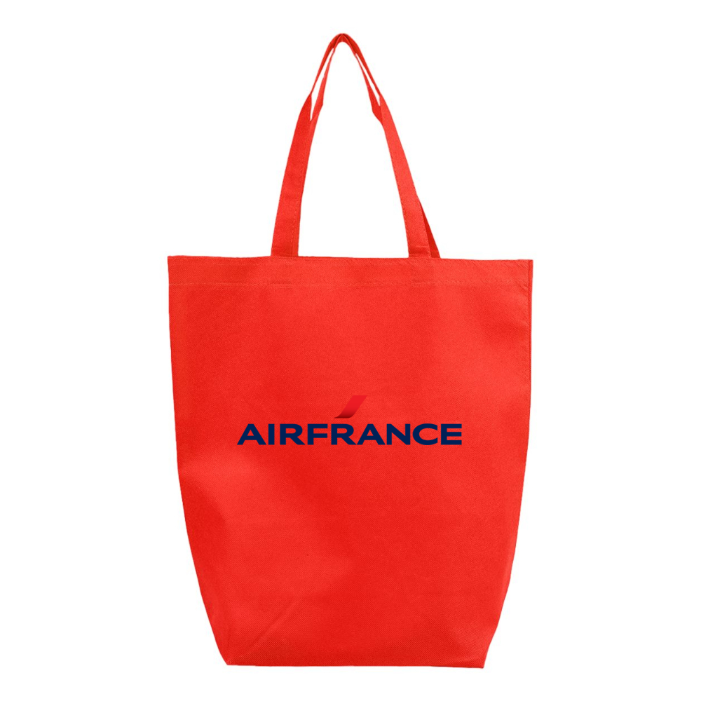 Air France Logo Q-Tees Non-Woven Gusset Bottom Tote