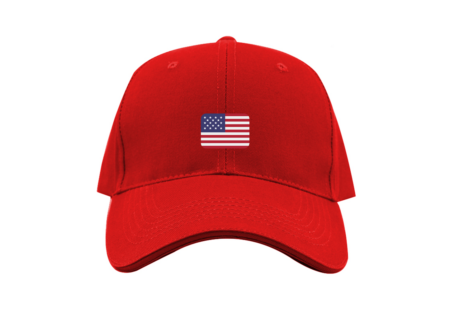 American-Flag-Emoji Dad Baseball Cap Hat